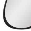 Espelho Decorativo Orgânico Preto Grande 100x80cm Sala Moderno
