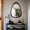 Espelho Decorativo Gringa Preto 120x90cm Orgânico