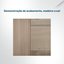 Kit Porta Pronta Maciça de Eucalipto 214x87x14cm PM58 Quartier Abertura Direita Cruzeiro Portas Marrom