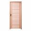 Kit Porta Pronta Maciça de Eucalipto 214x87x14cm PM58 Quartier Abertura Direita Cruzeiro Portas Marrom