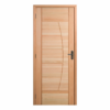 15614623111-d5c90fe1-16ac-4e7e-8c71-6cddfda75294-1.png Kit Porta Pronta Maciça de Eucalipto 214x87x14cm PM78 Clean Abertura Esquerda Cruzeiro Portas Marrom